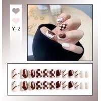 ราคา พร้อมส่ง เล็บปลอม เล็บปลอมสำเร็จรูป เล็บ PVC กล่องละ 24 ชิ้น ลายน่ารัก ราคาถูก เล็บสั้น ยาว สีทาเล็บ ยาทาเล็บ (12512417803)