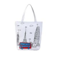 ราคา IN THE BAGS กระเป๋าผ้า CANVAS กระเป๋าผ้าแคนวาสเกรดพรีเมี่ยม มีซิป 2 จุด ลายเก๋น่ารัก (3370460351)