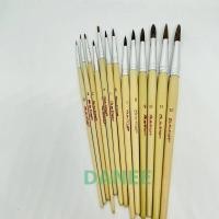 ราคา พู่กันสง่ามะยุระ เบอร์ 0 12 พู่กัน ภู่กัน พู่กันหัวกลม พู่กันทาสี ภู่กันทาสี Paintbrush พู่กันกลม (7167868301)