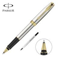ราคา ปากกา PARKER sonnet rollerballMatte Black Lacquer with GOLD Trim Fine Point Black Ink Refill (680348717)