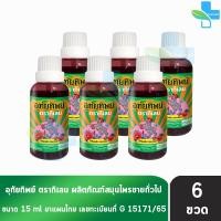ราคา อุทัยทิพย์ ตรากิเลน น้ำยาสมุนไพรไทย แก้ร้อนใน กระหายน้ำ 15 มล 6 ขวด สมุนไพรขายทั่วไป (12338792676)