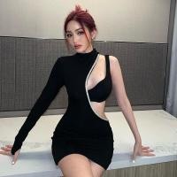 ราคา ชุดเดรส คอกลม แขนยาว ประดับกลิตเตอร์หิน เซ็กซี่ สําหรับผู้หญิง มินิเดรส ปาร์ตี้ฤดูใบไม้ผลิ (19521859111)