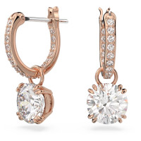 ราคา Swarovski Constella Rose Gold Round Cut White Diamond ต่างหู S925 เงินสเตอร์ลิง ต่างหูแฟชั่นผู้หญิง ของขวัญวันวาเลนไทน์ ของขวัญวันเกิด (21010852839)