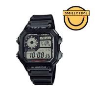 ราคา casio ของแท้ประกันศูนย์ นาฬิกาผู้ชาย รุ่น AE 1200WH AE 1200WHD SMILEYTIME ขายของแท้ ประกันcmg c thong (16940020159)