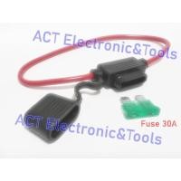 ราคา กระบอกฟิวส์แบบเสียบฟิวส์รถยนต์ ฝาปิดกันน้ำ พร้อมสายไฟ AWG พร้อมฟิวส์ Fuse Holde Fuse Box Free Fuse (18054171275)