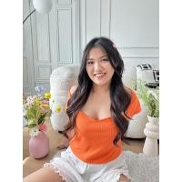 ราคา Anna Top เสื้อสาวอวบ คอกว้าง (20471165954)