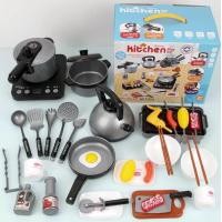 ราคา ชุดครัวของเล่น 34 ชิ้น เตาไฟฟ้าของเล่น ทำอาหาร Kitchen Toys Set BB 5705 2Y (20826930866)