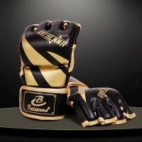 ราคา UFC MMA หนาถุงมือมวยเทควันโดกีฬาหนังครึ่งนิ้วถุงมือมวยไทยถุงมือกระสอบทรายถุงมือมืออาชีพ TKD อุปกรณ์การฝึกอบรม (21016409575)