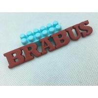 ราคา NEW Metal BRABUS Letter Logo Car Auto Rear Trunk Side Emblem Badge Sticker Decal For Mercedes BRABUS qing (10785556443)