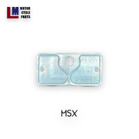 ราคา หางปลา ฝาปิดหางปลา HONDA MSX ทั้งซ้าย ขวา สีชุบ (18077745339)