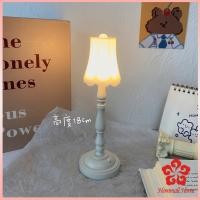 ราคา โคมไฟตั้งโต๊ะย้อนยุค LED โคมไฟข้างเตียง ขนาดเล็ก LED light (14829366094)