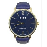 ราคา พร้อมกล่อง CASIO กันน้ำ นาฬิกาข้อมือผู้ชาย สายหนัง ขอบทอง นาฬิกาข้อมือCASIO นาฬิกาแฟชั่นชายและหญิง ควอตซ์ชายหญิง RC624 (7097998729)
