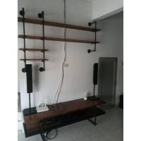 ราคา ชั้นวางทีวี สไตล์ล อฟท์ ไม้จริง โต๊ะวางทีวี ตู้วางทีวีชั้นวางชั้นทีวีไม้จริง ไม้สน (13104280010)