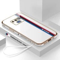 ราคา เคสโทรศัพท์ Hontinga สำหรับ Samsung Galaxy Note 9 Note 8 S9 Plus S9 เคสแฟชั่นหุ้มโครเมี่ยมสุดหรู TPU แบบนิ่มคลุมทั้งหมดป้องกันกล้องเคสยางกันรอยสองด้านสำหรับเด็กผู้ชาย (18860361105)