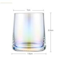 ราคา Glass AND Bottles Whisky Glass แก้ววิสกี้ แก้วน้ำ แก้วสไตล์ยุโรป แก้วสีสวย เรียบหรู โมเดิร์นและเรียบง่าย ความจุ 260 ml (7463574982)