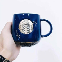ราคา Starbuck ขาตั้งกล้อง Starbuck บุรุษและสตรีขนาดใหญ่เซรามิคคู่ถ้วยน้ำ Retro เหรียญรางวัลถ้วยพร้อมฝาช้อนแก้วกาแฟ Starbuck แก้ว Starbuck แก้ว (17238761731)