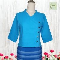 ราคา เสื้อล้านนา เสื้อผ้าไทยผญ เสื้อผ้าฝ้าย เสื้อใส่กับผ้าถุง เสื้อพื้นเมือง ผ้าไทย เสื้อผ้าไทย ชุดพื้นเมือง ผ้าฝ้าย เสื้อกุหลาบ (19470946618)