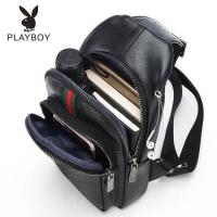 ราคา Playboy กระเป๋าคาดอกของผู้ชายกระเป๋าสะพายไหล่กระเป๋าเป้ลำลองขนาดเล็กกระเป๋าหนังสไตล์เกาหลีปี XZF566 (13501300158)