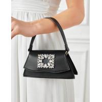 ราคา พร้อมส่งจากไทย มินิกระเป๋าสุดหรู ถือออกงาน ผู้ดี ปักคริสตัล หนักPU (21062160643)