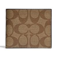 ราคา Coach outlet ของเเท้ กระเป๋าสตางค์ผู้ชาย ใส่บัตร COACH SLIM BILLFOLD WALLET (19759438985)