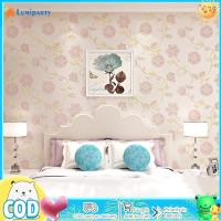 ราคา วอลล์เปเปอร์ลายดอกไม้สดวินเทจ1ม้วนวอลเปเปอร์พื้นหลังห้องนั่งเล่นทีวีห้องนอน (20869072681)