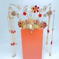 ราคา หญิง สไตล์จีน ระดับไฮเอนด์ พระราชวงศ์ มุก มงกุฎ หมวก เครื่องประดับผม สีเหลืองทอง แกะสลัก มงกุฎ งานเทศกาล จัดเลี้ยง เข้าด้วยกัน งานแต่งงาน (7285078721)