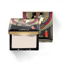 ราคา Lameilaแป้งพัฟคลีโอพัตรา แป้งอัดแข็ง สไตล์อียิปต์ ควบคุมความมัน ปรับสีผิวให้กระจ่างใส กันน้ํา เนื้อละเอียด แป้งพัฟ แป้งฝุุ่งMakeup Powder 5081 (17237160553)