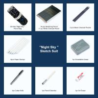 ราคา SeamiArt 25 29 Pcs Drawing Sketch Set With Charcoal Pencils 6H 12B Pencils Art Suppliers Stationery (16500481829)