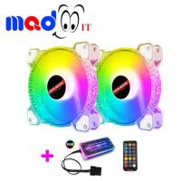 ราคา พัดลม RGB Coolmoon Colorful รีโมทคอนโทล Crystal (7303446568)