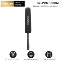 ราคา BOYA BY PVM3000ไมโครโฟนมือโปร Supercardioid เครื่องควบแน่น Electret อลูมิเนียม Mic สำหรับวิดิโอสัมภาษณ์ Broadcast Filmmking กล้องวิดีโอเครื่องบันทึกเสียงกล้อง DSLR (8182994301)