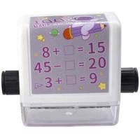 ราคา Smart Math Roller Stamps for Kids Roller Number Teaching Practice Math Stamp Roller Digital Teaching Stamp Within 100 Teaching Math Practice Questions for Preschool Kindergarten appropriate (173306182