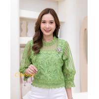 ราคา Forget me not เสื้อลูกไม้แฟชั่น งานสวย (21085023431)