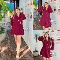 ราคา สูทแดงเลือดหมู ไซส์สาวอวบอ้วน (18568268799)