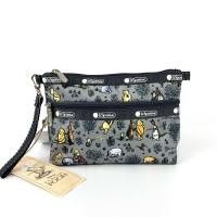 ราคา LeSportsac กระเป๋าคลัทช์7105กระเป๋ามือถือลายการ์ตูนกระเป๋าเครื่องสำอางสองชั้นกระเป๋าเก็บของกันน้ำมีซิปสองเส้นพร้อมเชือกคล้องมือ (20243634162)