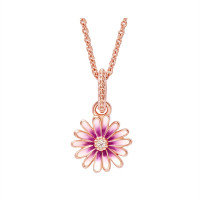 ราคา Pandora 925 สร้อยคอ สร้อยคอพร้อมจี้ ส้อยคอแฟชั่น Pink Daisy Necklace เครื่องประดับแฟชั่น ของแท้ 100 (21307968253)