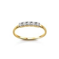 ราคา Jewellista แหวนทองแท้ 9K เพชรแท้ รุ่น Armani (20912054743)