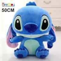 ราคา Meettoy Lilo Stitch Stuffed Toy Big Size 40 50 60CM Cute Cartoon Soft Sleeping Pillow Disney Figure Style Doll Plush Toy for Kids Baby Boys Girls Friend Birthday Gift (9569562336)