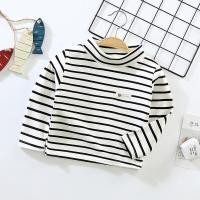 ราคา HS ใหม่ เสื้อคอสูงสำหรับเด็ก เสื้อชั้นใน เสื้อยืดแขนยาวเด็กผู้หญิง เสื้อฟลีซบาง เสื้ออุ่น เสื้อลายทาง เสื้อก้นหนา เสื้อยืดลายทางอบอุ่ (9506935654)
