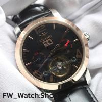 ราคา นาฬิกาข้อมือผู้ชาย ระบบAutomatic เรือนทอง3ไมครอน สายหนังแท้ กันน้ำ100 แสดงการเดินด้วยกลไกบนหน้าปัด แสดงวันที่สัปดาห์เดือน ด้วยเข็มบนหน้าปัดสุดคลาสสิค ขนาดหน้าปัด40mm รุ่น AIL KP (126956127)