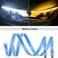 ราคา ANMINGPU 1คู่ลำดับ DRL LED Strip เลี้ยวสัญญาณไฟสีเหลืองสดใสยืดหยุ่น Drl ไฟวิ่งกลางวันสำหรับรถยนต์ไฟหน้า (21171246467)