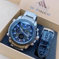 ราคา Watchtime D ziner นาฬิกาข้อมือยี่ห้อหรู แบรนแท้ กันน้ำ100 มีป้ายรับประกัน พร้อมสายหนัง สลับสายเปลี่ยนได้ พร้อมกล่องแบรนด์ (13370712126)