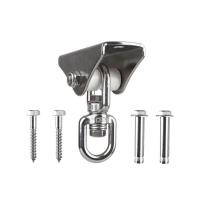 ราคา 360 สแตนเลสหมุนแกว่งไม้แขวนเสื้อสำหรับแกว่งแขวนชุดสนามเด็กเล่นเปลญวนเก้าอี้โยคะแกว่งเมา (16817320635)