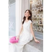 ราคา Dewishes Set Top Long Skirt creammy เซต เสื้อแขนกุด กระโปรงยาว (21043793460)