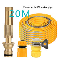 ราคา สายยางรดน้ำ สายยางสีเหลือง เเถมหัวฉีด หัวฉีดสเปรย์ ชนิดทองเหลือง รดน้ำต้นไม้ หัวฉีดน้ำล้างรถ ปรับแรงดันสูง ชุดสายยางพร้อมติดตั้งใช้งานได้ทันที สําหรับรดน้ําต้นไม้ในสวน บ้าน รถยนต์ (21239026559)