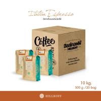 ราคา HILLKOFF ยิ่งซื้อยิ่งลด ยกลัง เมล็ดกาแฟคั่ว อาราบิก้า คั่วกลาง ฮิลล์คอฟฟ์ Thai Espresso Medium Roast Arabica 100 ขนาด 500 g กาแฟ อราบิก้า เมล็ดกาแฟ เม็ดกาแฟ (12673624893)