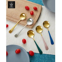 ราคา ช้อนสแตนเลส ช้อนกินข้าว ช้อน ช้อนสแตนเลสหนา ช้อนกลม ช้อนซุปทรงยุโรป (8623132322)