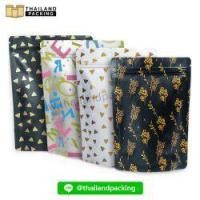 ราคา ถุงซิปล็อค ถุงฟอยด์ ตั้งได้ มีลาย ขนาด 13x18 cm 50 ใบ (15718440464)