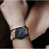 ราคา DANIEL WELLINGTON CLASSIC PETITE MELROSE WATCH DW00100161 นาฬิกาข้อมือผู้หญิง นาฬิกาแบรนด์เนม (21038760545)