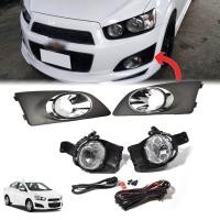 ราคา ไฟตัดหมอก ไฟสปอร์ตไลท์ รุ่น เชฟโรเลต โซนิค CHEVROLET SONIC AVEO ปี 2012 2015 พร้อมครอบ สีดำ วงแหวนโครเมี่ยม และชุดสายไฟ 1 ชุด (6073766443)