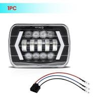 ราคา รถไถไฟรถยนต์ Led ทรงสี่เหลี่ยมสำหรับแต่งรถวิบาก1 2ชิ้น7นิ้ว5 7ไฟหน้ารถมอเตอร์ไซค์แบบ LED รถมอเตอร์ไซค์รถแทรกเตอร์ไฟหน้ารถ (19888014370)